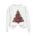 thumbnail image 3 of fheaev Ugly Christmas Sweaters for Women Casual Long Sleeve Crew Neck Sweatshirt Xmas Holiday Party Pullover Tunic Top Fun Graphic Print Gifts Shirt, 3 of 5
