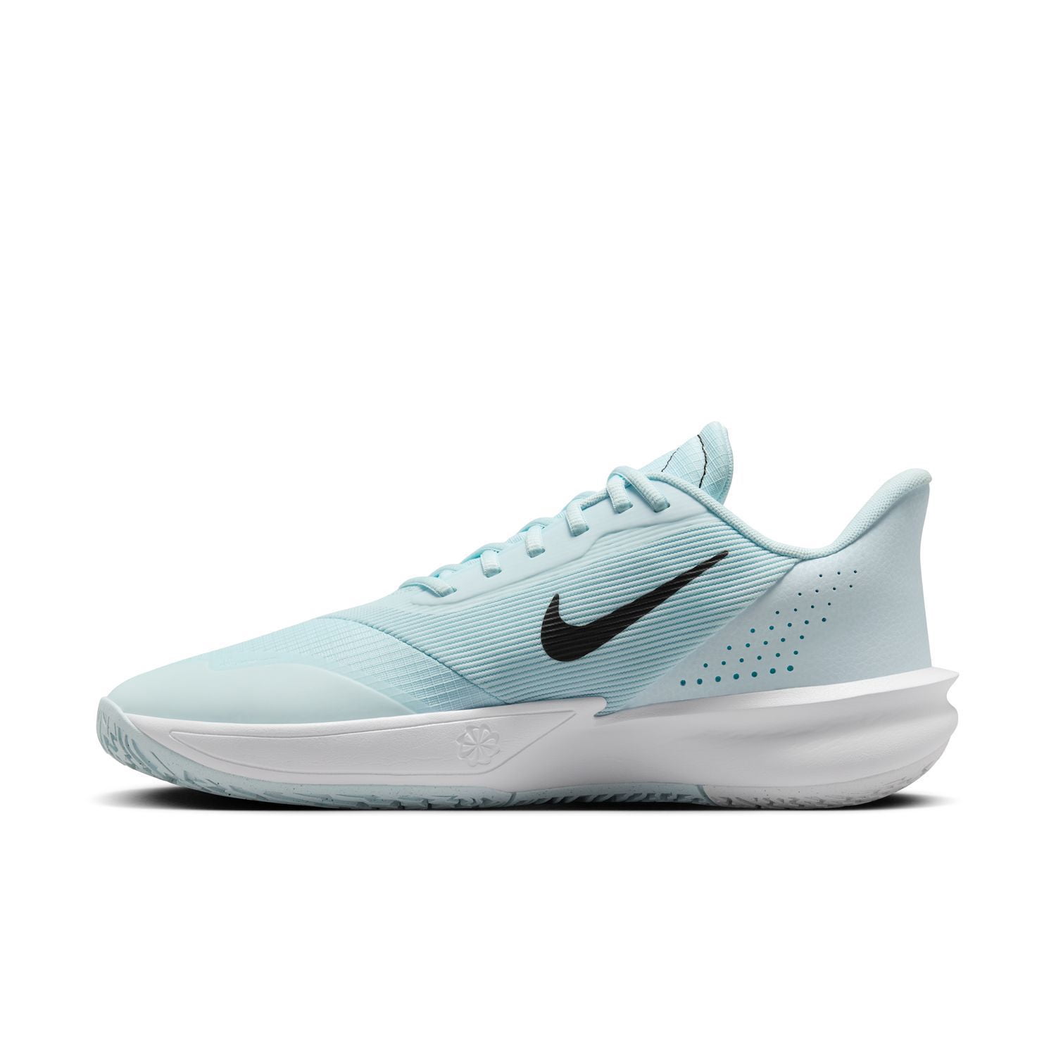 Nike Precision VII Men's Basketball Shoes Color: Black White Iron Gray Size: 8.5