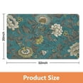 thumbnail image 2 of Trendy 20x32 inch Floral Bathroom Rugs - Large Machine Washable Non-Slip Rug for Kitchen and Dining - Cozy Office Room Rug, 2 of 5