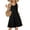 Black, variant on Sleeveless Summer Dress for Women – Ribbed Knit A-Line Mini Dress Knee Legnth, Casual Vacation Beach Dress for Women 2025