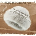 thumbnail image 4 of 4 Pcs Women's Winter Faux Fur Bucket Hat, Fluffy Fuzzy Fisherman Mongolian Cap Beanie, Warm Hat for Outdoor, 4 of 6