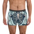 thumbnail image 1 of Fotbe Butterflies Skull Bows Calzoncillos Tipo Boxer con Bolsa de Soporte Total para Hombre, X-Temp Fresco, Transpirable y de Secado Rápido-Small, 1 of 5