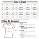 thumbnail image 3 of Fiudx Ofertas Flash Artículos En Oferta Blusa de Manga Corta con Cuello En V para Mujer, Uniforme de Trabajo, Impresión de Bolsillo, 3 of 4