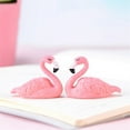 thumbnail image 3 of Trayknick Mini Flamingos Flamingo Shape Long Lasting Mini Size Mini Garden Ornament Micro Landscape Decoration, 3 of 9