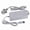 Gray with UK Plug, variant on BIMZUC Premium AC Power Supply Adapter Cable Cord for Nintendo Wii Game Console, High-Performance Replacement Wall Charger Power Cord with US Plug, Dual Voltage 110-240V Grey (5.3 x 2.2 Inches)