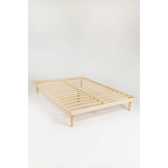CHK Furniture 11 inch Beechwood Platform Bed Frame, No Box Spring Needed