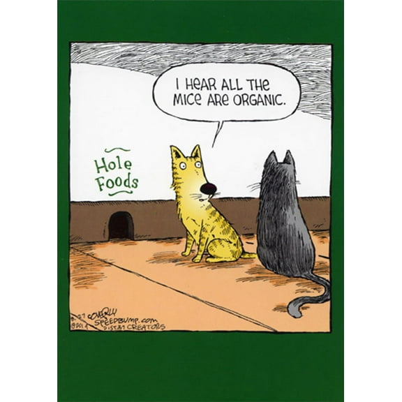 Recycled Paper Greetings Mice Are Organic Funny / Humorous Birthday Card