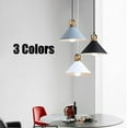 thumbnail image 4 of Minimalism Metal Pendant Lamp for Dining Room, Modern Farmhouse Pendant Light Fixture, Simple Rustic Pendant Lighting, Personalized Retro Pendant Light for Kitchen Island Sink Bedroom, 4 of 7