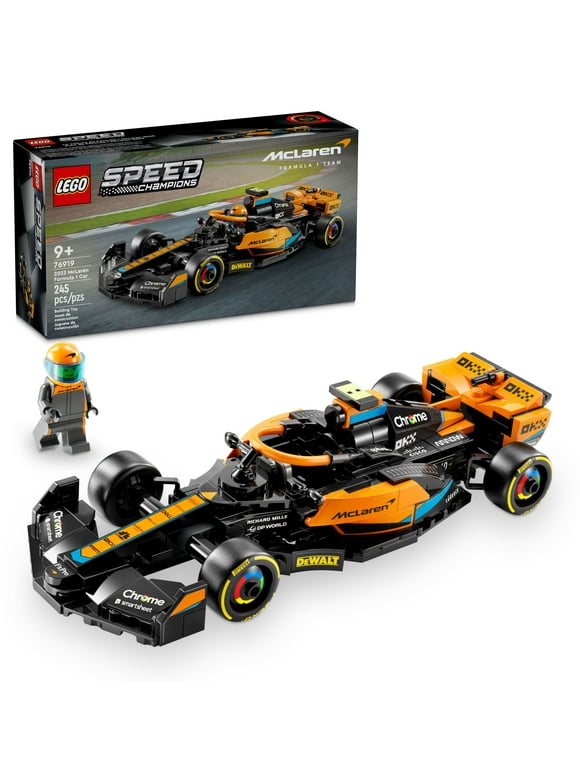 LEGO Speed Champions 2023 McLaren Formula 1 Race Car Toy for Play and Display, Buildable McLaren Toy Set for Kids, F1 Toy Gift Idea for Boys and Girls Ages 9 and Up who Enjoy Independent Play, 76919