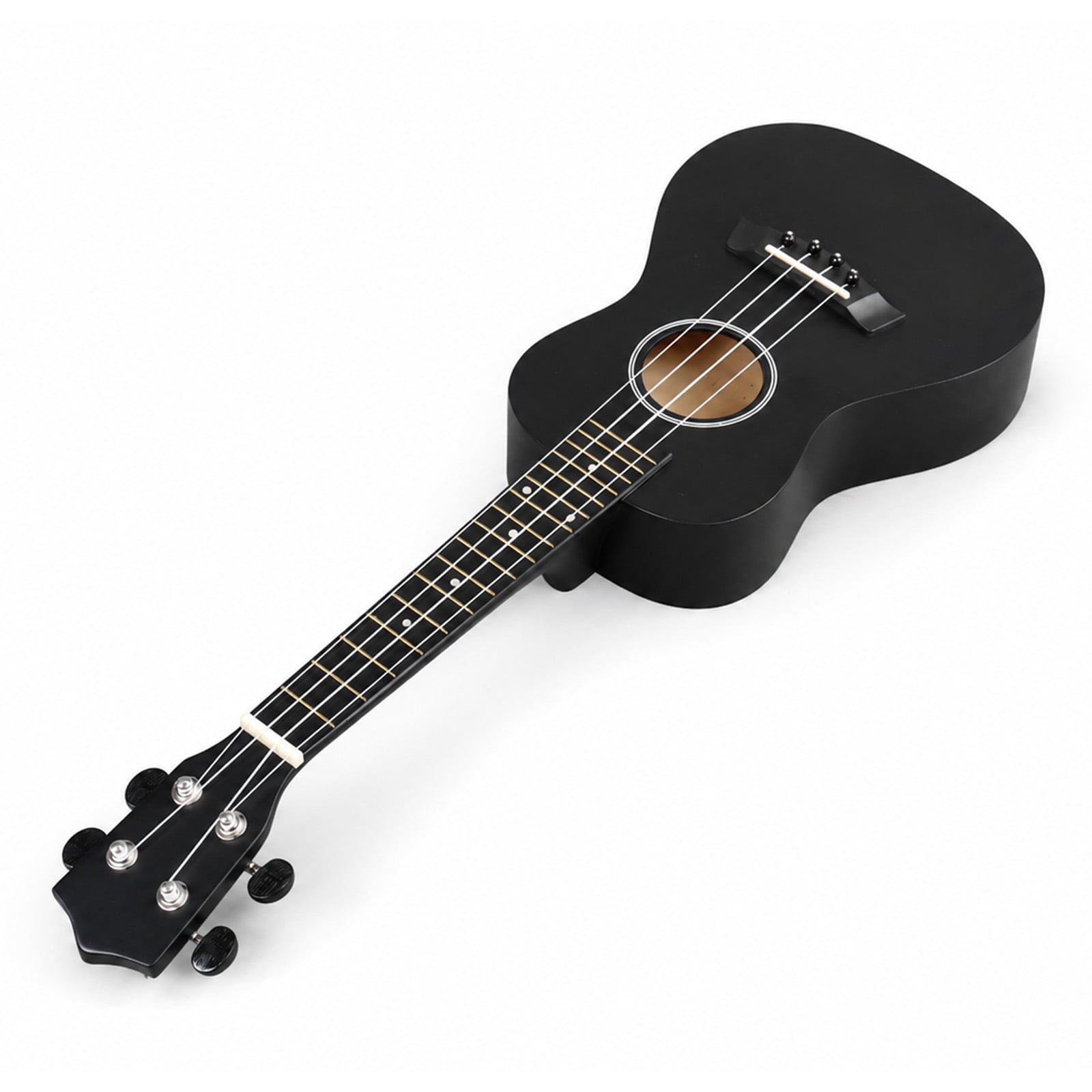 23 Inch Ukulele Beginner Kit with Bag Capo Strap Picks Tuner