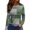 284#Royal Blue, variant on Sweaters for Women Long Sleeve Tops Round Neck Loose Casual Blouses Cyan 3XL
