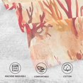 thumbnail image 5 of Yayeee 2 Pack Hand Towels for Bathroom 100% Cotton 16" x 28" Soft Absorbent Kitchen Towel, Red Starfish, 5 of 7