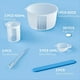 thumbnail image 4 of Kit de Herramientas de Tazas Medidoras de Resina de Silicona Grandes: Medidora Reutilizable de 600 Ml y 100 Ml, Pipetas de Varillas Agitadoras de Silicona, 4 of 7