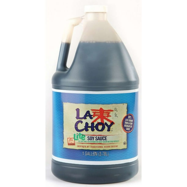 La Choy Lite Soy Sauce, 1 Gallon 1 Each.