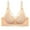 Beige, variant on Ltctricy Push up Bras for Women Comfortable Padded Lifting Full Coverage Floral Lace Bralettes Supportive Everyday Bras
