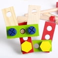 thumbnail image 4 of Wooden Toys Pretend Play Toolbox Accessories Set Educational Construct, 4 of 4