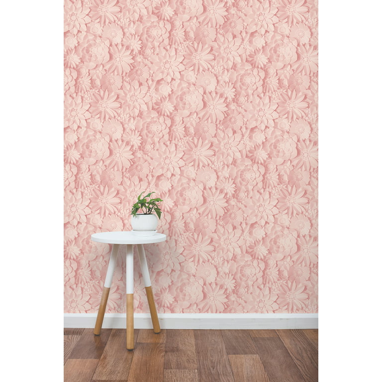 Decorative floral pink parchment paper for a background Stock Photo - Alamy