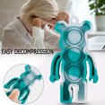 thumbnail image 2 of Oso de silicona Push Bubble Fidget Stress Relief Toys Game Toy (Verde Blanco) Tmvgtek Nuevos Originales, 2 of 8