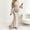 Beige, variant on Purcolt Womens Maternity Ribbed Knit Maxi Dress Elegant Ruffled Trim Mock Neck Flare Long Sleeve Mermaid Dress Comfort Stretchy Slim Fit Bodycon Long Dress