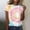Pink#35, variant on Summer T Shirts Tops for Women Oversized Crewneck Tie Dye Printed Cotton Like Short Sleeve Top Womens Casual Round Neck Loose Lightweight Comfy Tee Shirt