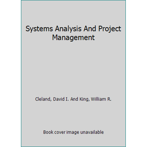 Pre-Owned Systems Analysis And Project Management (Hardcover) 0070113092 9780070113091