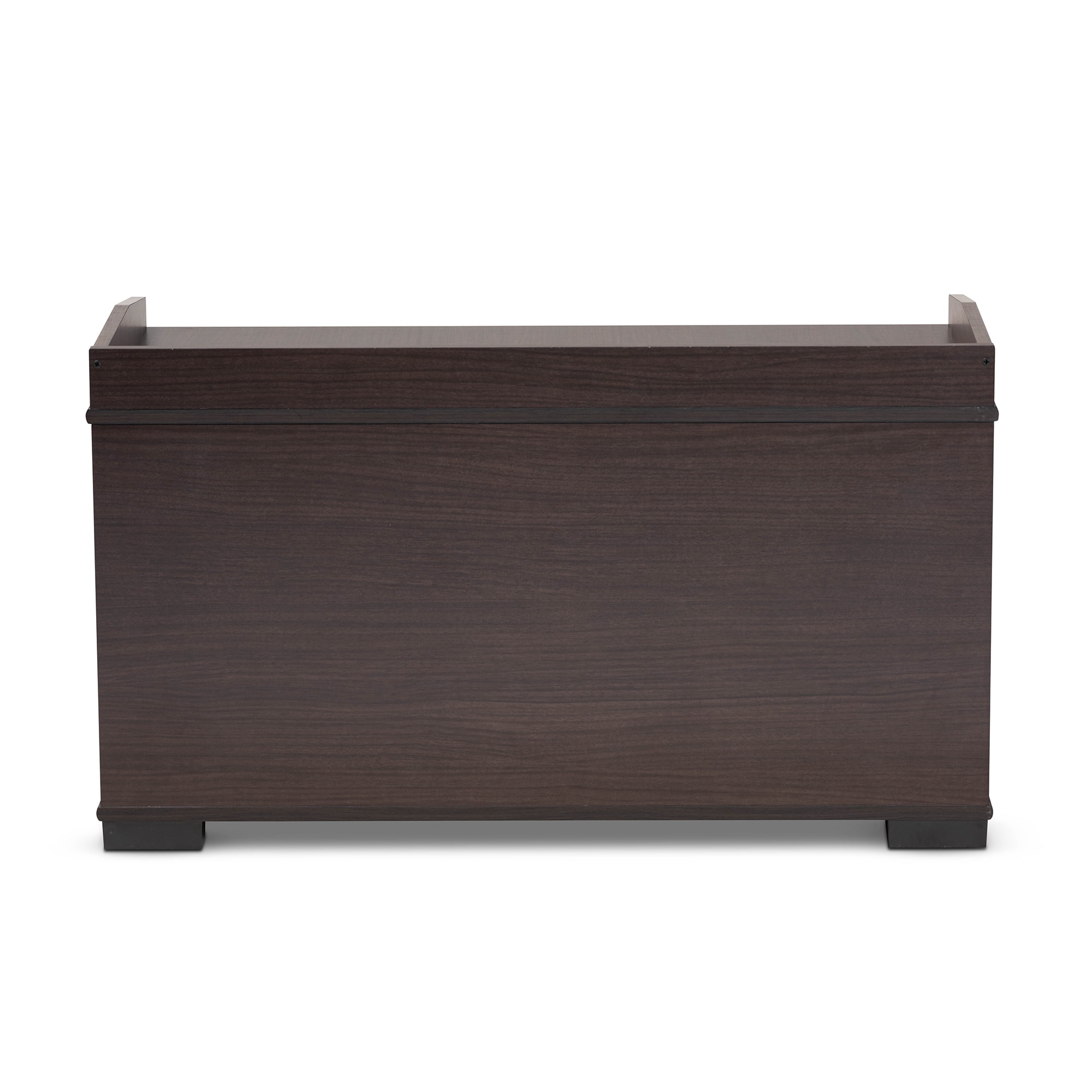 Baxton Studio Mariam Modern and Contemporary Dark Brown Finished Wood Cat Litter Box Cover House