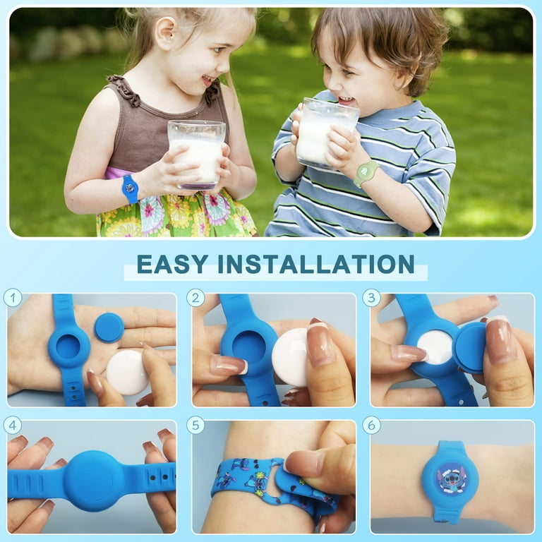AirTag Kids Bracelet (Blue) - AirTag Case