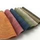 thumbnail image 3 of Matsuzay Juego de 6 manteles individuales y posavasos de algodón para redonda, muy adecuados para llevar comida Mostrada Naranja 38cm, 3 of 6