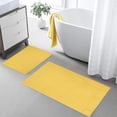 thumbnail image 2 of Ample Decor Cotton Bath Mats 24 x 17 inch and 34 x 20 inches Pack of 2 1350 GSM - Yellow, 2 of 6