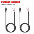 thumbnail image 3 of 1M Rca Male Plug To Bare Wire Open End Pigtail Audio Speaker Hdtv Cable, 3 of 6