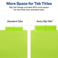 thumbnail image 6 of Avery 5-Tab Plastic Dividers, Big Tab, 3 Sets (71900), 6 of 9