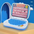 thumbnail image 1 of CNKOO 1pc Kids Learning Laptop Computer Toy  Educational Interactive Sound Book  ABC 123 Letter Number Keyboard  Non-Rechargeable AA Battery Powered  Ideal Christmas Birthday Gift for Boy, 1 of 6