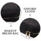 thumbnail image 3 of unbranded Estuche Organizador Negro Para Brochas De Maquillaje De Tela Oxford Con Cierre Para Viaje, 3 of 6