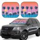 thumbnail image 1 of Balery Beach with Palm Trees Parasol para parabrisas de coche de 2 piezas | Parasol plegable para parabrisas delantero de coche para la mayoría de sedanes-Large, 1 of 6