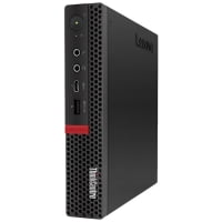 Refurbished (Excellent) - Lenovo ThinkCentre M720q Tiny Desktop, Intel Core i5-8500T, 16GB RAM, 256GB NVMe, Windows 10 Pro- Display Port/HDMI/VGA