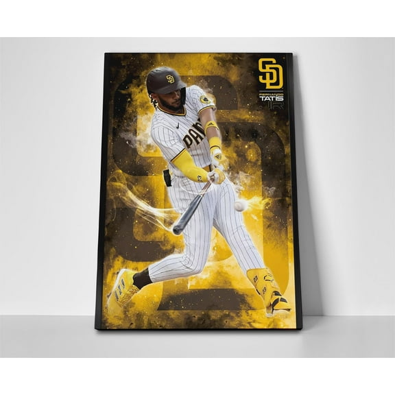 Fernando Tatis Jr Baseball Poster or Wrapped Canvas