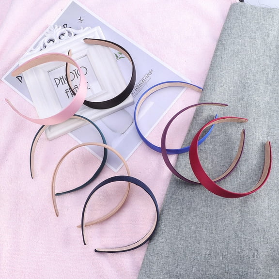 LOLIPPYY 8 Pcs Wide Band Headband for Women Assorted Color Versatile Use Parties Concerts