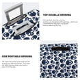 thumbnail image 3 of Kdxio black Skull white Pattern Luggage Cover for Travel,Elastic and Durable,Fits 18-32 Inch,Anti-Scratch Suitcase Protector-No luggage included, 3 of 5