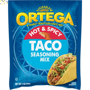 Ortega Taco Seasoning Mix, Hot, 1 Ounce