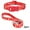 Red Snowman Collar + Red Snowman Leash, variant on Esaierr Christmas Dog Collar and Leash 2 PCS Outfit,Cozy Adjustable Dogs Puppy Collar for Small Medium Large Breed Dogs