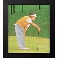 thumbnail image 2 of Unknown 12x13 Black Modern Framed Museum Art Print Titled - Golf - Putt, 2 of 5