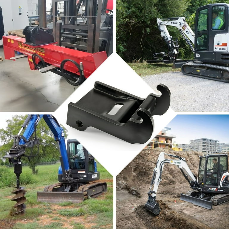 ONECHOI X-Change Coupler Bracket, Bobcat Quick Attach Mini excavator Bucket  Mount Attachment Made from AR400 Material, Black-Coating Steel w/Precise  Metal Craft, Compatible with Bobcat E Series Models 