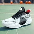 thumbnail image 4 of Perfect+Men'S High-Top Basketball Sneakers - for Outdoor Sports, Running, Hiking, Casual Wear, Basketball Shoe Breathable Fabric & Synthetic Upper, Non-Slip Rubber Sole, Shock Absorption, All-Seaso-W, 4 of 9