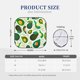 thumbnail image 3 of Fotbe Green Avocado Juego de 2 Piezas de Parasoles para Parabrisas | Bloqueador Solar para Auto | Accesorios Plegables para Protección Solar Interior-Small, 3 of 6
