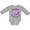 AC-Heather Grey, variant on Inktastic Daddy's Fishing Buddy with Cute Purple Fish Boys or Girls Long Sleeve Baby Bodysuit