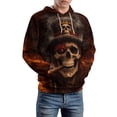 thumbnail image 3 of LAOLIUSN Soul Men's Skull Pattern 3D Print Fashion Design Hoodies Sweatshirt, S-4XL, 3 of 7