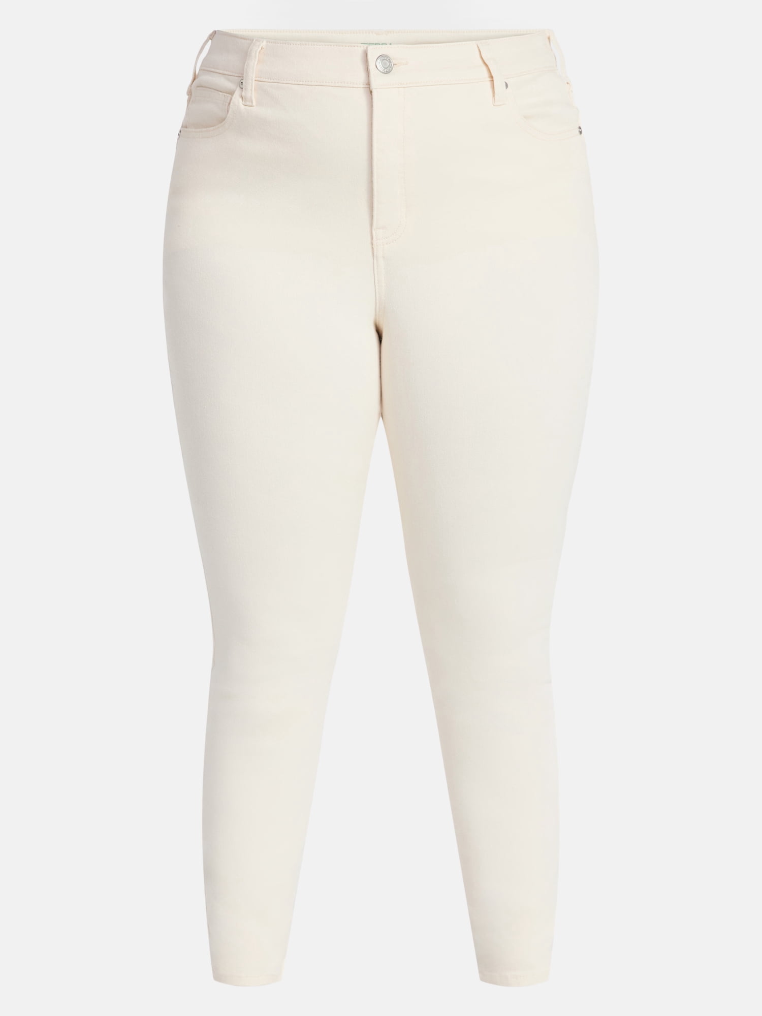 Terra & Sky Women's Plus High Rise Skinny Jeans, Sizes 16W-28W