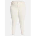 thumbnail image 4 of Terra & Sky Women's Plus High Rise Skinny Jeans, Sizes 16W-28W, 4 of 4