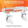 thumbnail image 4 of ZZHY Direct VR Games Accessories For Oculus Quest 2/3/3S Shooting Game Controller Inventory Accessories, For Meta Quest 2/3/3S Realistic FPS Gaming Experience with Weighted Gun Stock, 4 of 8