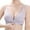 Purple, variant on Women's Front Fold Breastfeeding Adjustable Back Traceless Bra Black M